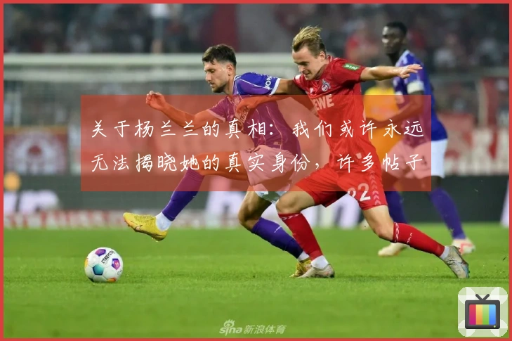 关于杨兰兰的真相：我们或许永远无法揭晓她的真实身份，许多帖子已被删除